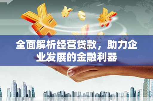 唐山全面解析经营贷款，助力企业发展的金融利器