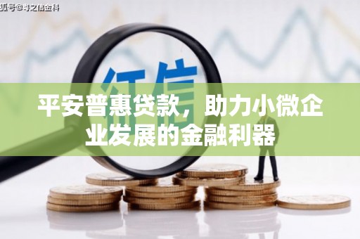 唐山平安普惠贷款，助力小微企业发展的金融利器