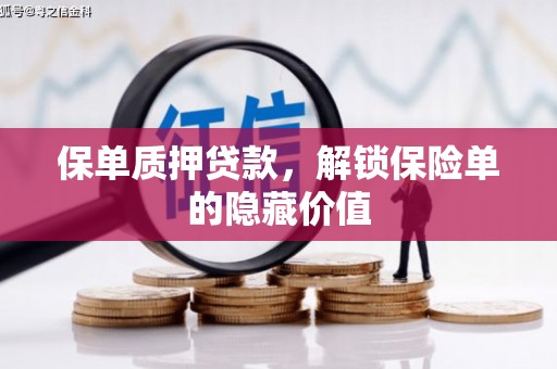 唐山保单质押贷款，解锁保险单的隐藏价值