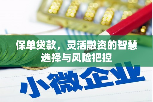 唐山保单贷款，灵活融资的智慧选择与风险把控