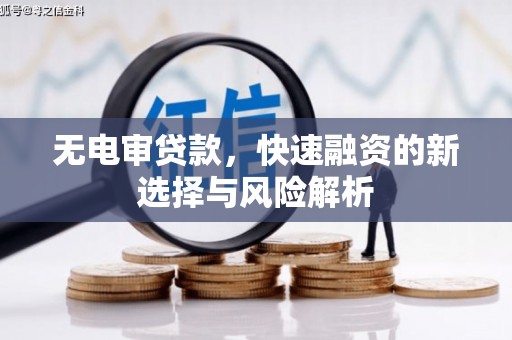 唐山无电审贷款，快速融资的新选择与风险解析