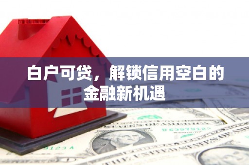 唐山白户可贷，解锁信用空白的金融新机遇