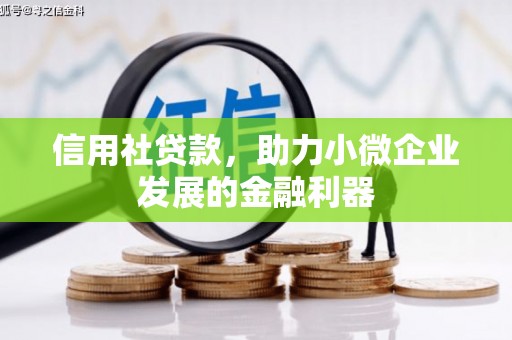 唐山信用社贷款，助力小微企业发展的金融利器