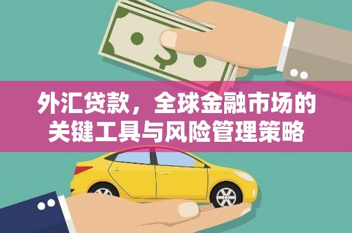 唐山外汇贷款，全球金融市场的关键工具与风险管理策略