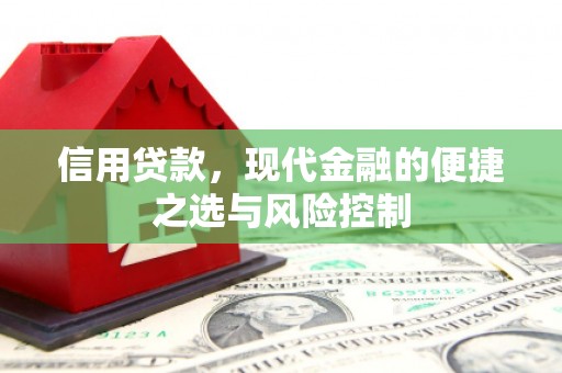 唐山信用贷款，现代金融的便捷之选与风险控制