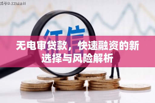 唐山无电审贷款，快速融资的新选择与风险解析
