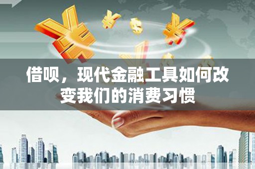 唐山借呗，现代金融工具如何改变我们的消费习惯