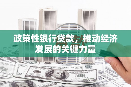 唐山政策性银行贷款，推动经济发展的关键力量