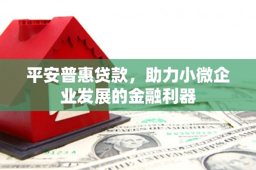 唐山平安普惠贷款，助力小微企业发展的金融利器