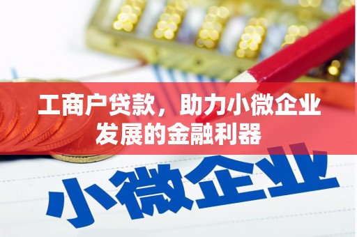 唐山工商户贷款，助力小微企业发展的金融利器