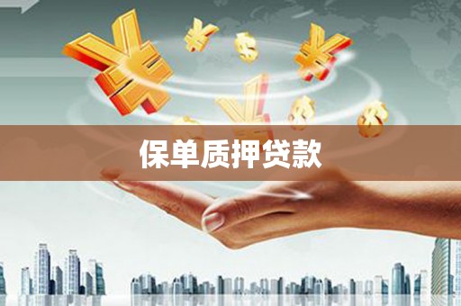 唐山保单质押贷款