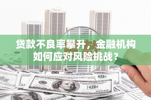 唐山贷款不良率攀升，金融机构如何应对风险挑战？