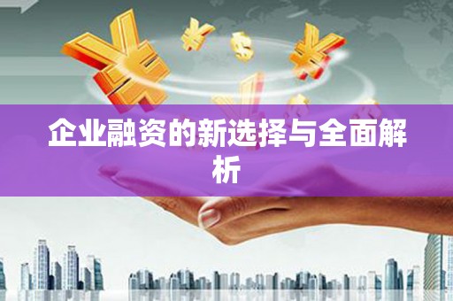 唐山企业融资的新选择与全面解析